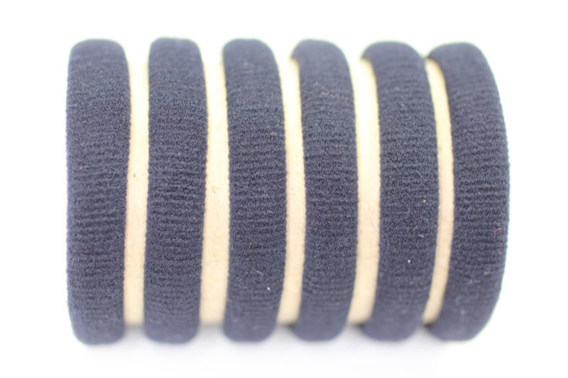 Jersey Elastic Ponies x6 - Various Colours
