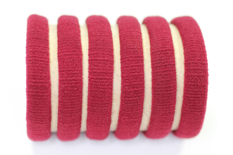 Jersey Elastic Ponies x6 - Various Colours