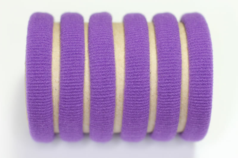 Jersey Elastic Ponies x6 - Various Colours