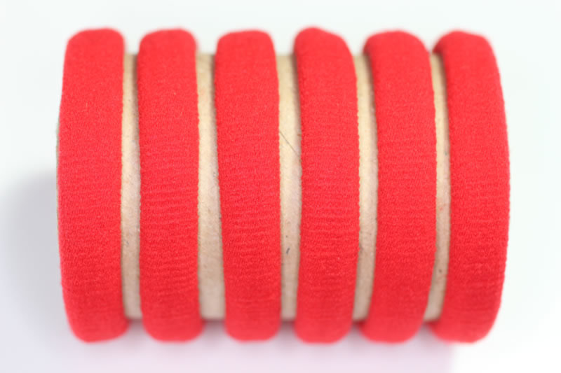Jersey Elastic Ponies x6 - Various Colours