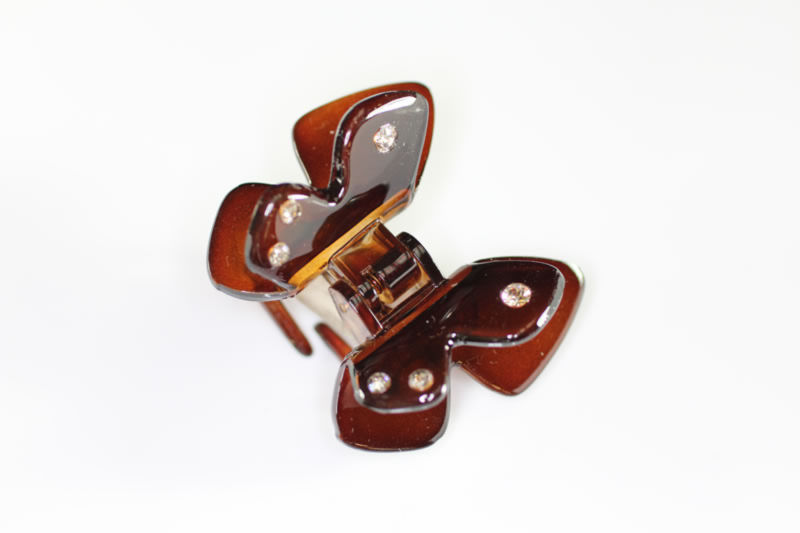 4cm Swarovski Crystal Butterfly Claw Clip - Various Finishes
