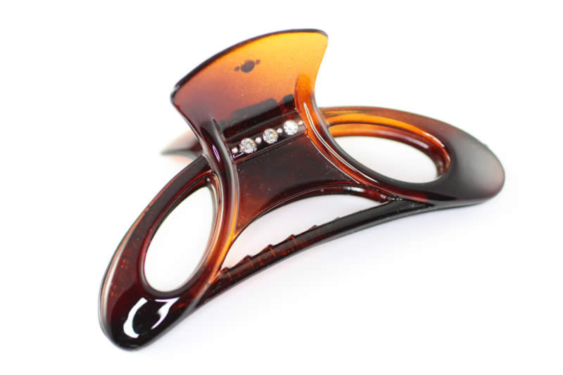 8.5cm Swarovski Crystal Open Claw Clip - Various Finishes