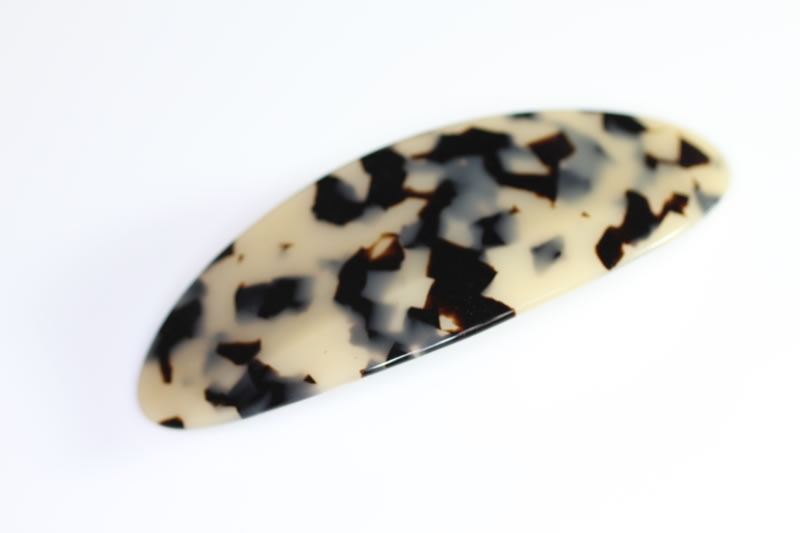 10cm Handmade Oval Barrette - 8cm Auto Fitting