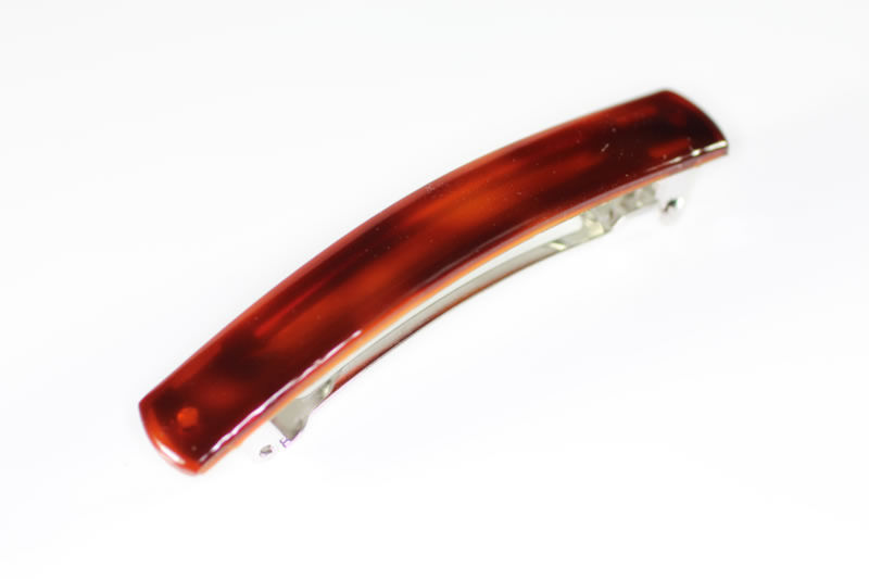 8cm Plain Barrette - Various Finishes