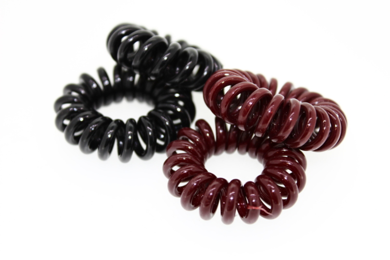 Soft Hair Rings x4 - Various Colours