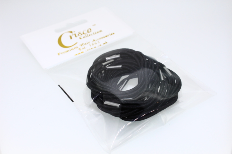 Thin Elastics x25 Black