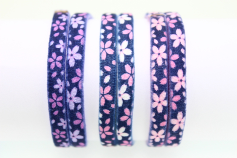 Daisy Print Elastics x6