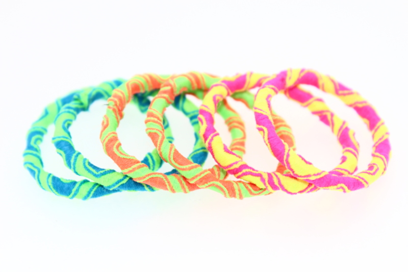 Small Neon Elastic x6