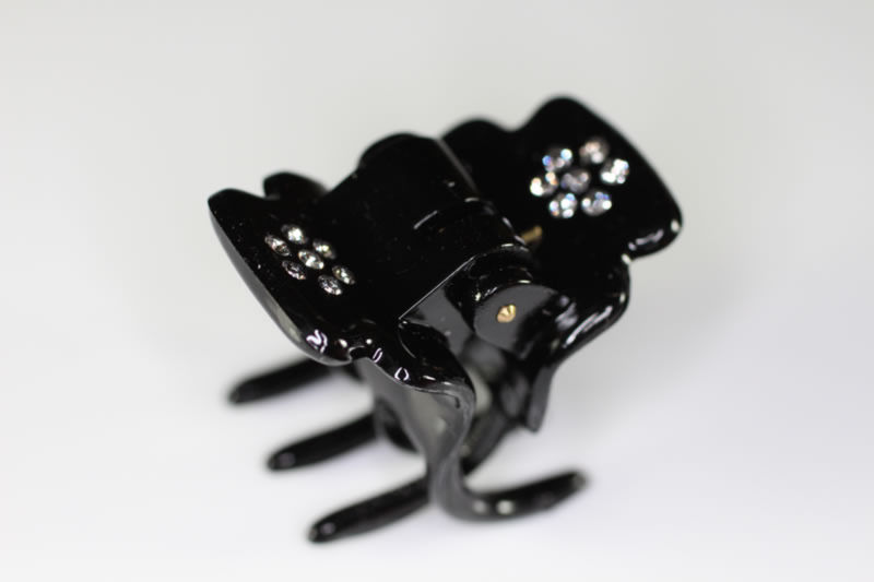 2.5cm Swarovski Crystal Mini Claw Clip - Various Finishes