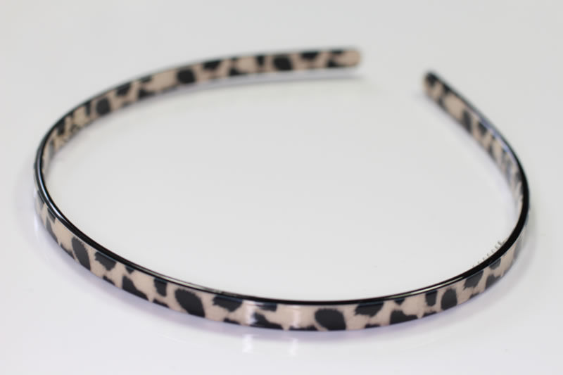Handmade headband - Leopard Print - 8mm