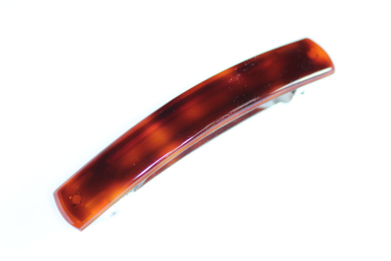 10cm Plain Barrette - Shell