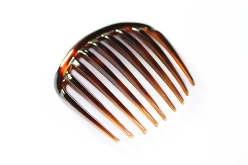 7cm Long Tooth Back Comb - Various Finishes