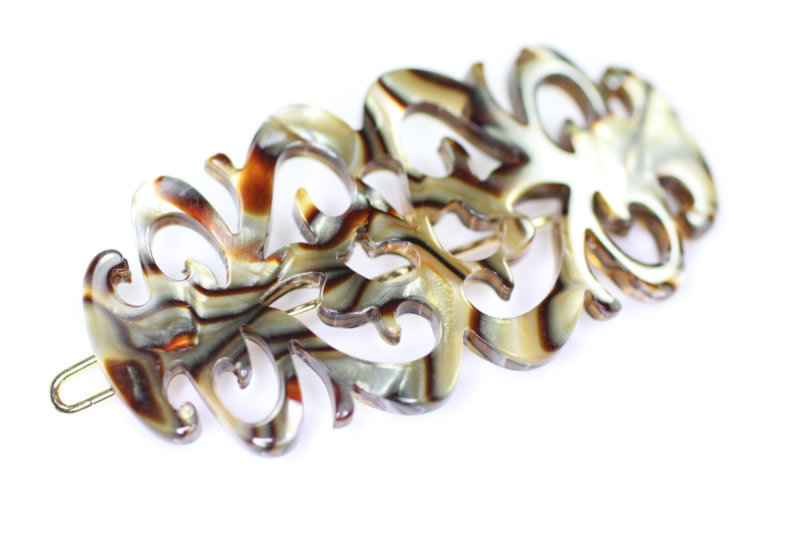 6cm Handmade Open Barrette - 5cm Bar Fitting
