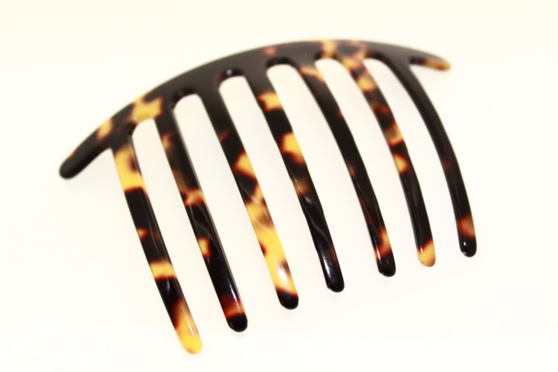 10cm Handmade T-Top Back Comb - Various Finishes
