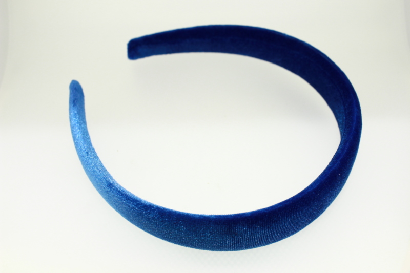 Stitched Velvet Low Padded Headband - 25mm