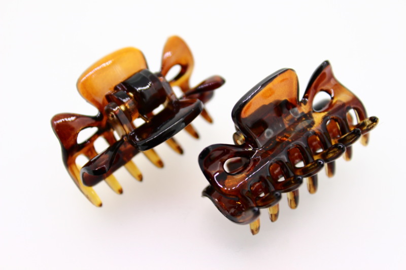 3.5cm Classic Mini Claw Clip x2 - Various Finishes