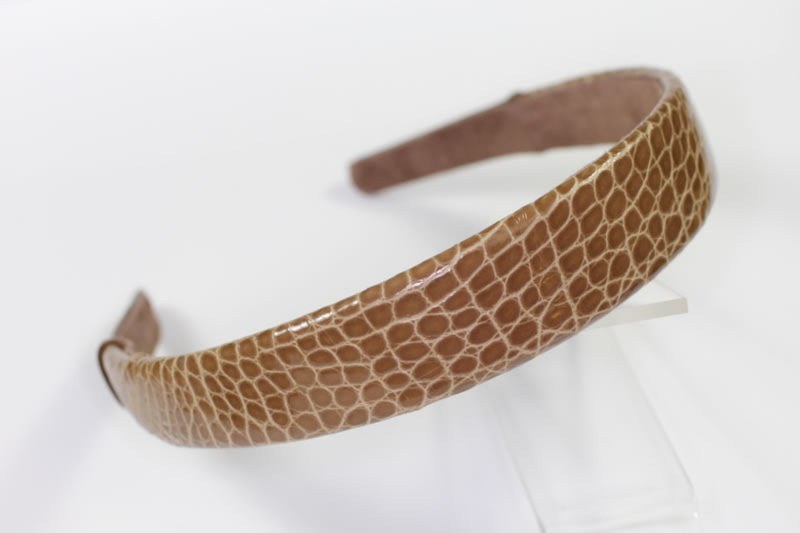 25mm Crocodile Headband - Various Finishes