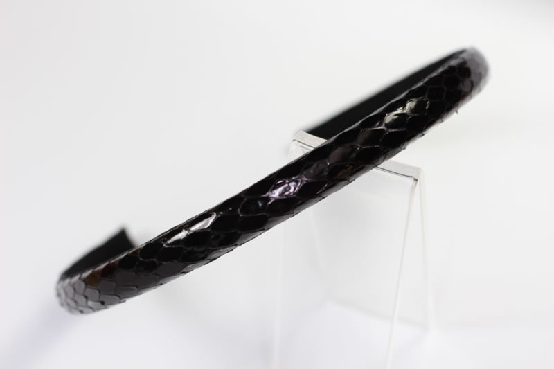 10mm Python Skin Headband - Various Finishes