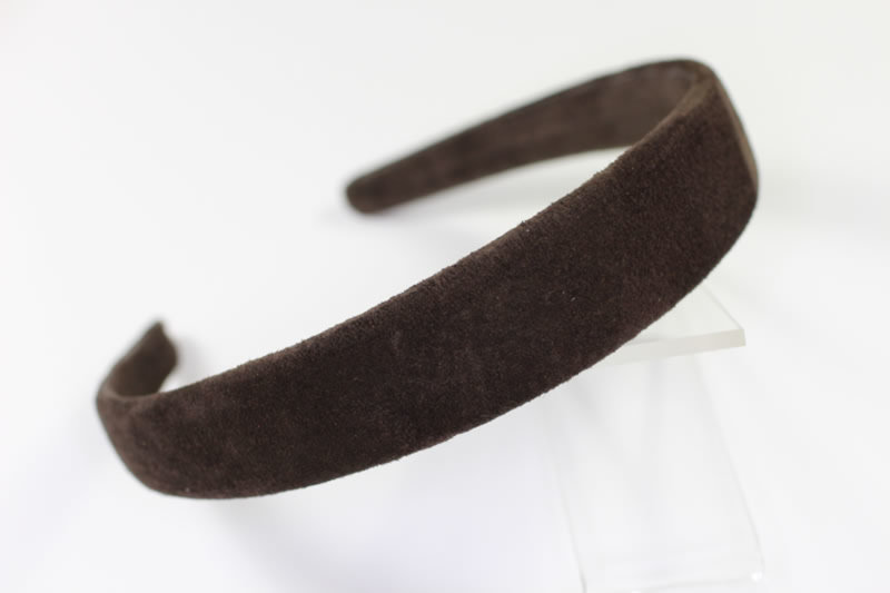 25mm Suede Headband - Various Finishes