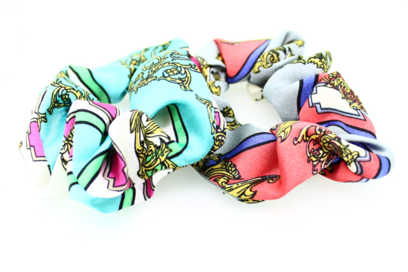Printed Scrunchie - Medium x2