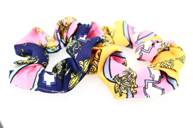 Printed Scrunchie - Medium x2