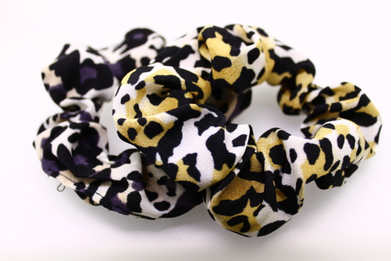 Animal Print Scrunchie x2