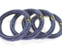 Luxury Thick Chennile Elastics x4 