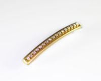 6.5cm Skinny Swarovski Barrette - Bar Fitting