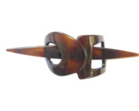7cm Open Pony Holder - Shell