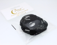 Thin Elastics x25 Black