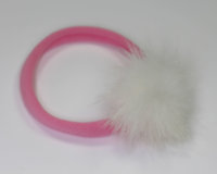 Jersey Elastic with Mink Bobble