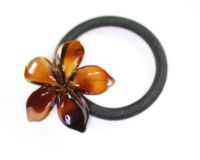 Shell Flower Elastic Pony - Shell