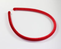 Stitched Velvet Headband - 8mm