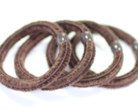 Luxury Thick Chennile Elastics x4 