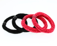 Luxury Thick Chennile Elastics x4 