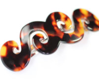 8cm Handmade Swirl Barrette - 7cm Auto Fitting