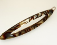 6.5cm Open Barrette - 5cm Bar Fitting