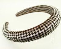 High Padded Velvet headband - 25mm