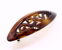 9cm Swirl Barrette - 7cm Auto Fitting