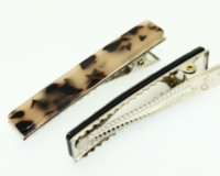 6cm Handmade Croc Clip x2