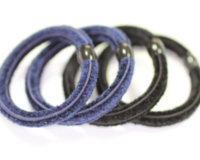 Luxury Thick Chennile Elastics x4