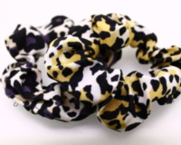 Animal Print Scrunchie x2